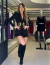 Blazer com Três Cintos em Crepe Anahi - Preto - Andrea Moraes Store