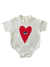 Romper Camiseta Coração