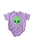 Romper Camiseta Alien Roxo