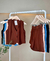 Conjunto colete e short marrom