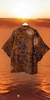 Kimono feminino estampa flor do deserto marrom na internet