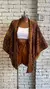 Kimono feminino estampa flor do deserto marrom - comprar online