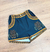 Short sarja estampa flor do deserto azul - comprar online