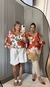 Blusa plus size estampa encanto floral