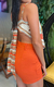 Cropped lenço ponta estampa jungle chic dupla face - Manuella Dumas