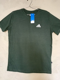 Camiseta de algodão Adidas