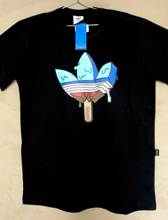 Camiseta de algodão Adidas