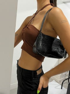 Bolsa Baguete Argola Preta na internet