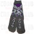 MEDIAS 3/4 DRAGON BALL "FREEZER" CALIDAD PREMIUM