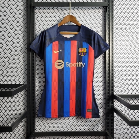 Camisa Barcelona I 22/23 Torcedor Feminino