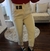 Calça Cenoura Bege - comprar online