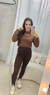 Legging pezinho Marrom