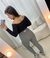 Legging canelada na internet