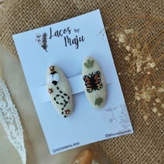 Duo presilha | Borboleta Boho