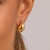 Brinco Gota Oca PP com Banho de Ouro 18k - comprar online