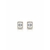 Brinco Retangular Cristal Royale