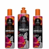 Kit Todo Poderoso Ondulado Corpo Dourado com shampoo, condicionador e ativador para cabelos ondulados