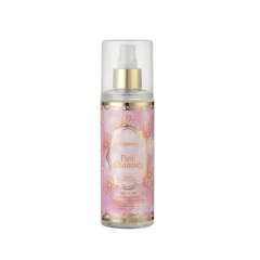 Frasco de 200ml do Body Splash Pink Chantilly Barbour's Beauty Oriental Sweetness em fundo branco