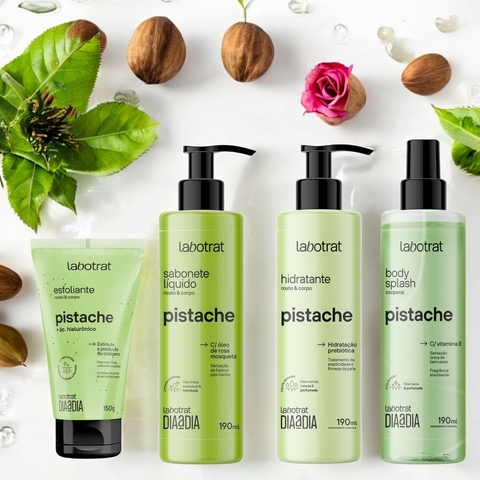 Kit Pistache Labotrat Dia a Dia com 4 produtos para cuidados corporais