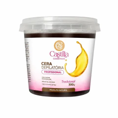 Cera Depilatoria Hidrossoluvel Tradicional Castilla 300g pote Ammakeup