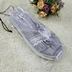 Pantuflas punta abierta de algodón en internet