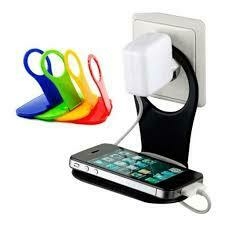 Suporte plástico pare carregar celular