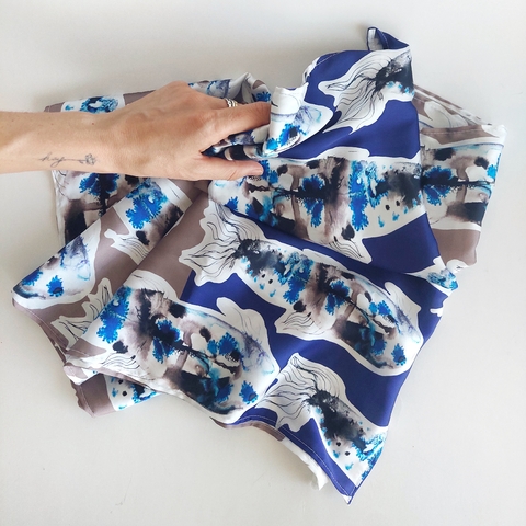 Pashmina Arte- "Peces "