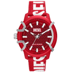 Reloj Diesel Griffed Dz4620 Solar Powered Red