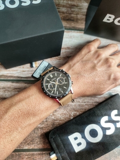 Hugo Boss Allure 1513964 Cuero Miel Cronografo - tienda online