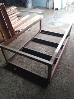 Estrutura chassi para carretinha
