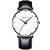 2023 moda masculina minimalista ultra fino relógios simples negócios aço inox