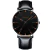 2023 moda masculina minimalista ultra fino relógios simples negócios aço inox - loja online