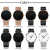 2023 moda masculina minimalista ultra fino relógios simples negócios aço inox - comprar online