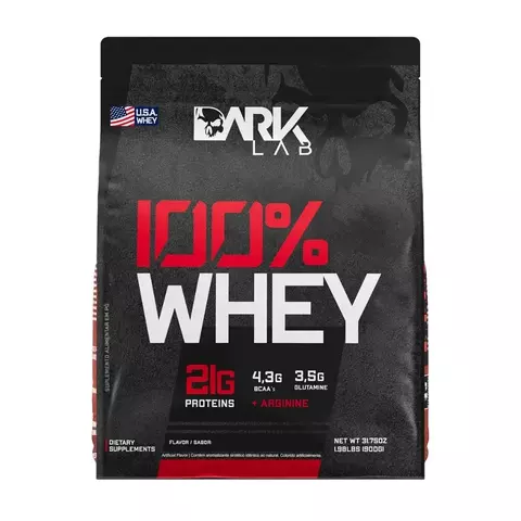 DARK LAB - KIT 100% Whey Refil 900g Dark Mamba + Multivitamin 60 Capsulas