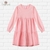 Vestido Infantil Anarruga Rosa Claro