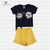 Conjunto Menina Infantil Marinho Margarida
