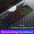 V4 104 Teclado Mecânico Gamer Led Backlit - Universo Eletrônico