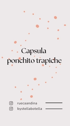 CÁPSULA PONCHITO TRAPICHE TALLE 1 Y 2 - comprar online