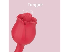 VIBRADOR DE PONTO G E ESTIMULADOR COM LÍNGUA - FORMATO DE ROSA - PRO 2 - S-HANDE - IMPORTADO na internet