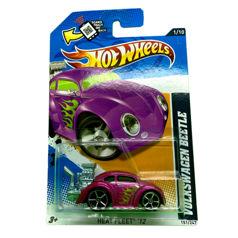 Heat Fleet 12 - Carrinho - Hot Wheels - VOLKSWAGEN BEETLE - 1/10 - 151/247 - 2011 - V5669