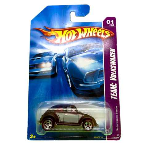 Volkswagen Beetle - Carrinho - Hot Wheels - TEAM VOLKSWAGEN - 129/196 - 2007 - M6903