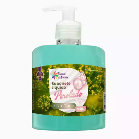 Sabonete Perolado Erva Doce 350ml Tropical Aromas