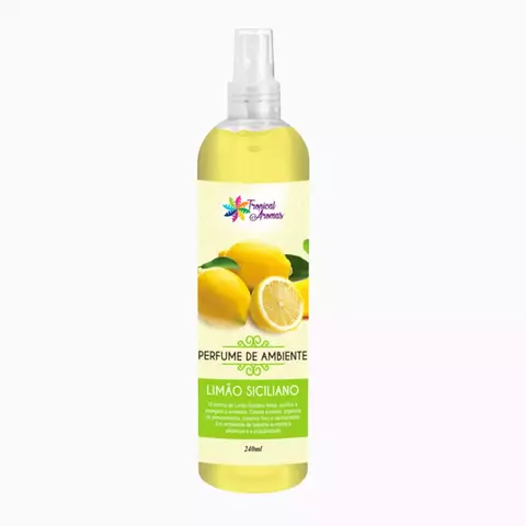 Perfume de Ambiente Limão Siciliano 240ml Tropical Aromas