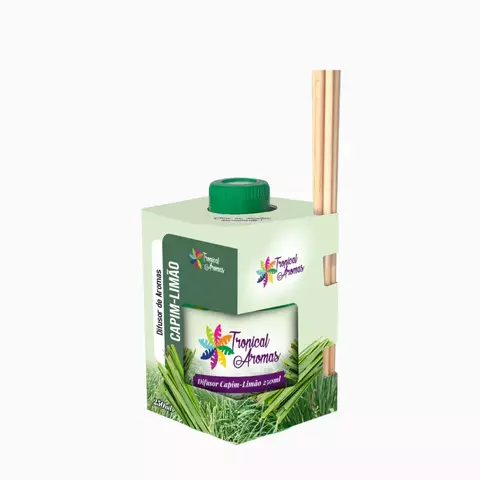 Difusor de Ambiente Capim Limão 250ML Tropical Aromas
