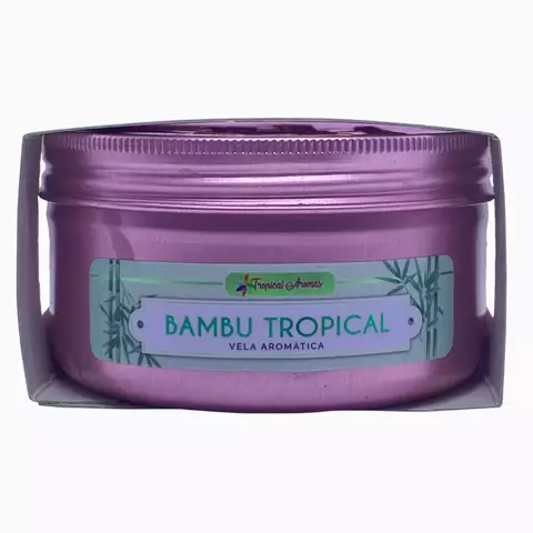 Vela Aromática Perfumada 95gr Bambu Tropical Aromas