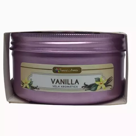 Vela Aromática Perfumada 95gr Vanilla Tropical Aromas