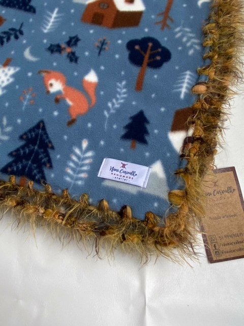 Manta Soft Infantil Raposa