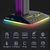 Suporte para Headset Romoral RGB com 2 portas USB power