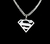 pingente super men corte a laser