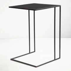 Mesa De Arrime Ratona Auxiliar Negra